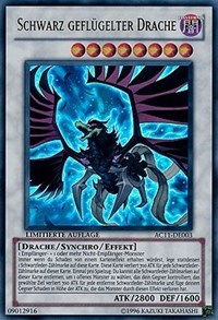 Black Winged Dragon German Schwarz geflugelter Drache