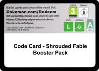 Code Card Shrouded Fable Booster Pack