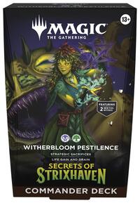 Secrets of Strixhaven Commander Deck Witherbloom Pestilence